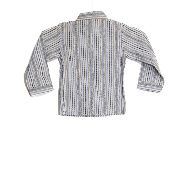 Good Lad of Philadelphia Size 4T Boys Striped Long Sleeve Shirt With Bow Tie - Picture 5 of 8